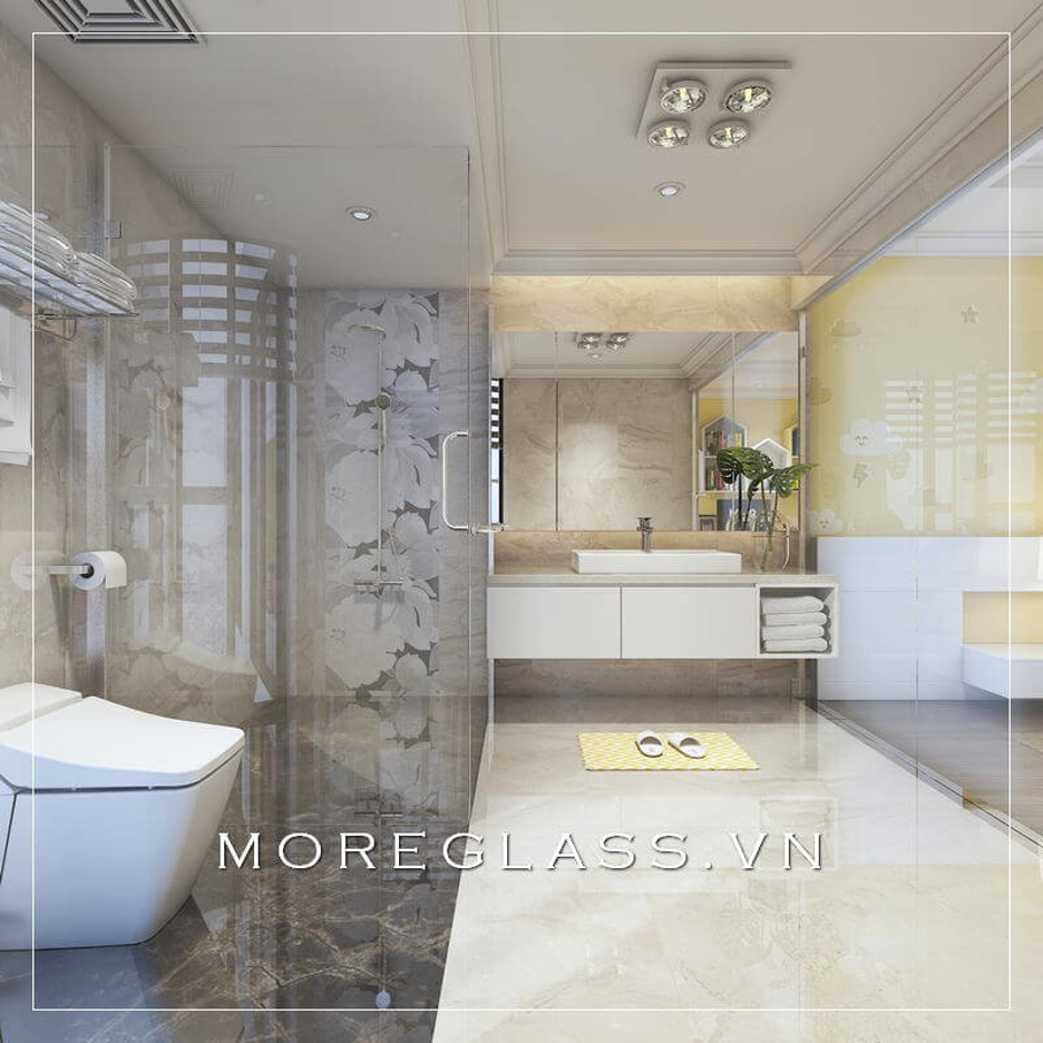 Thiết kế phòng tắm kính đứng đẹp lý tưởng - MoreGlass